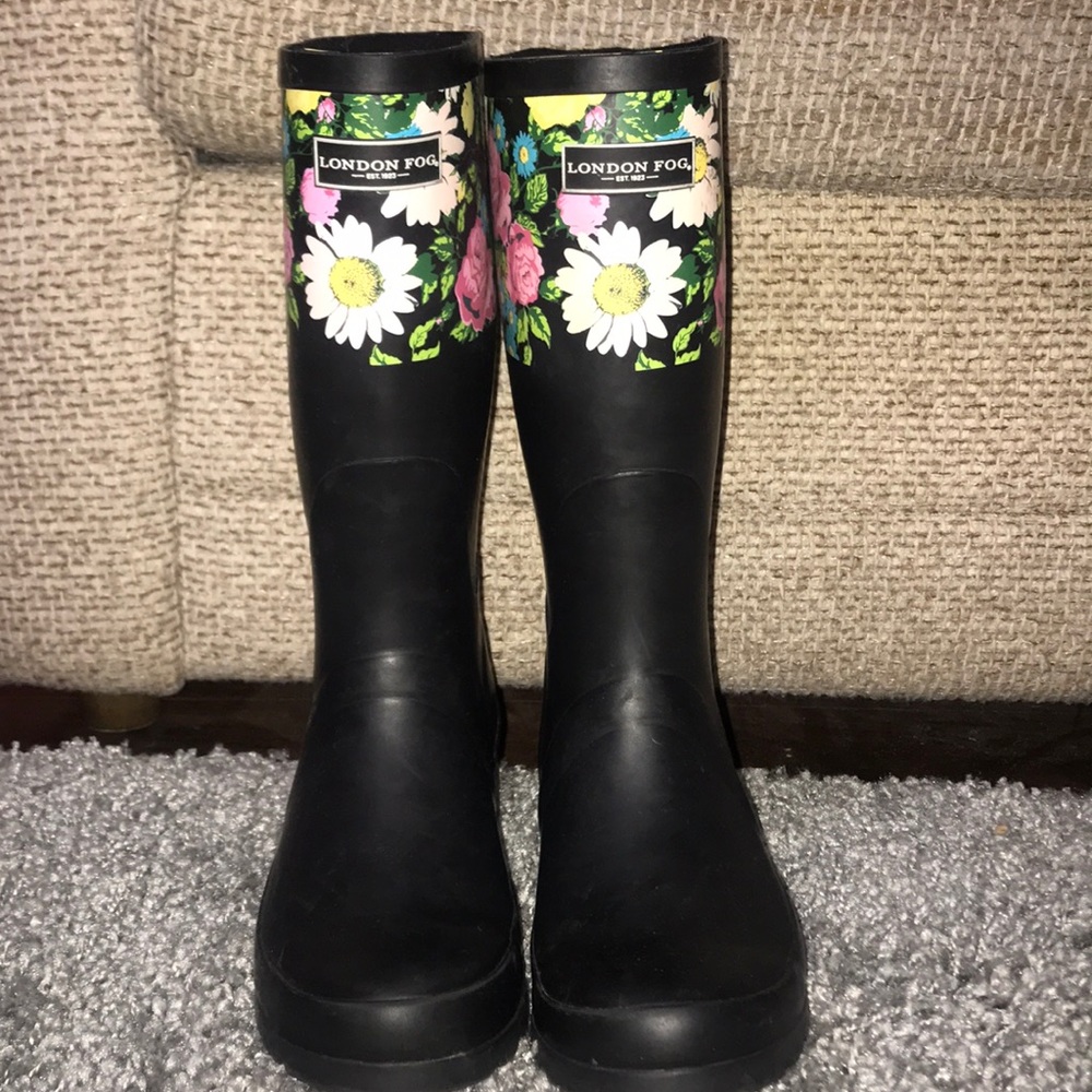 London Fog rain boots
